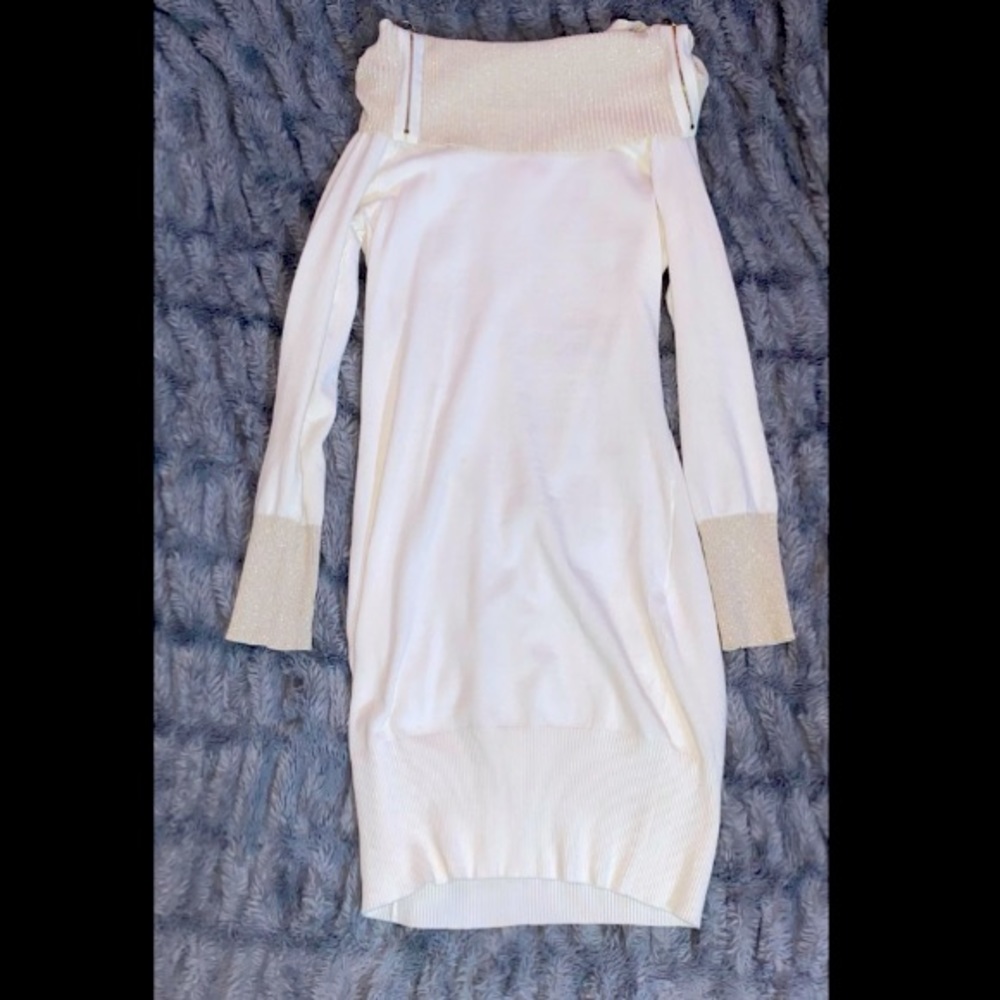 Cream White Dress